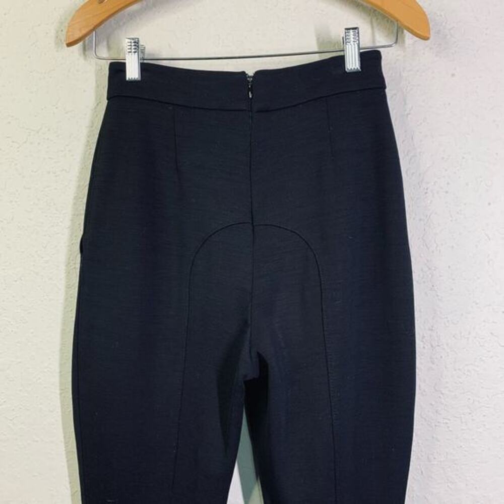 PRADA Riding Pants Equestrian Slim Leg Zipper Y2K‎ Wool Rear Center Zip Closure - Picture 4 of 15